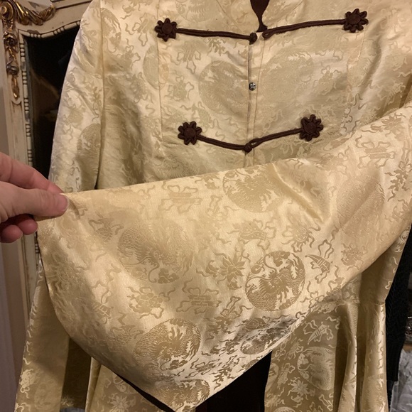 Vintage kimono jacket with sash - Picture 2 of 3